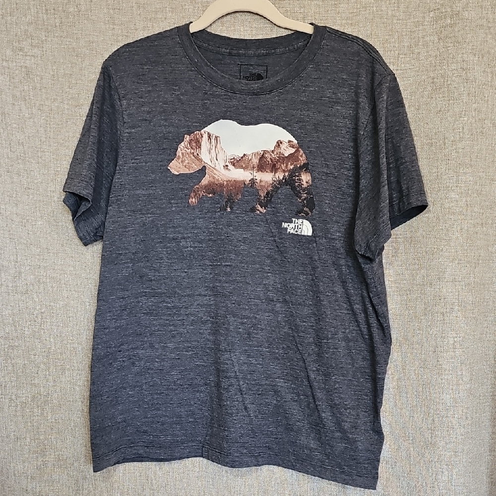 The North Face Men's Dark Gray Bear Tee